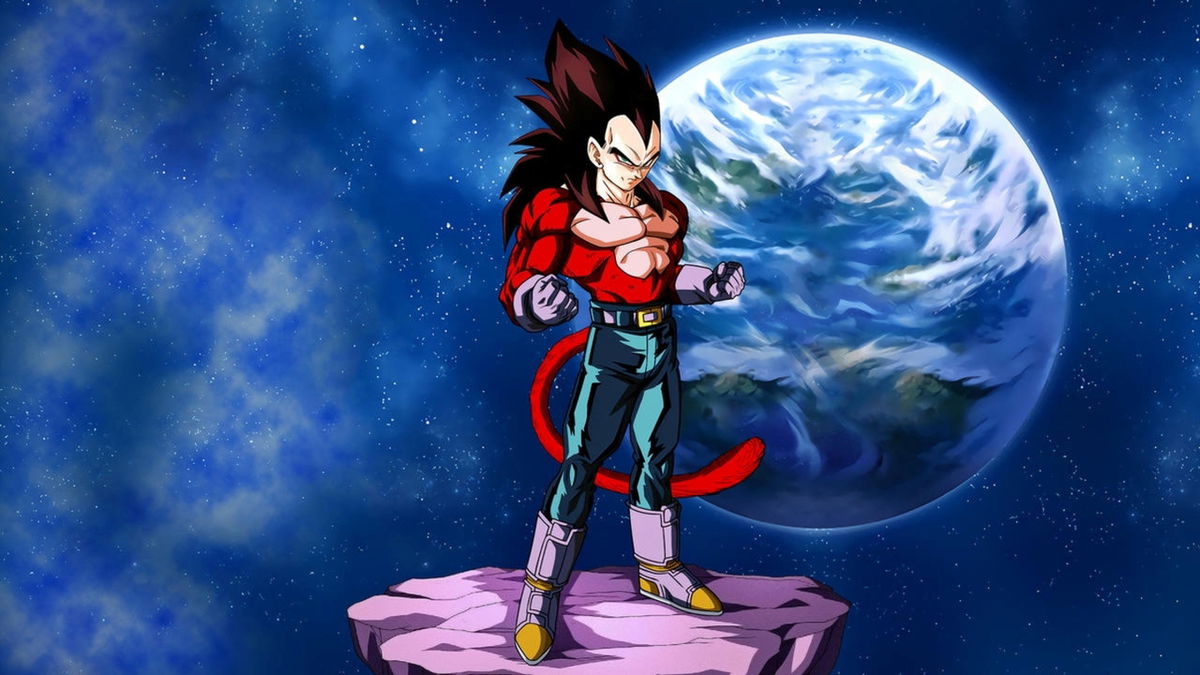 Dragon Ball shows the first look at the new Super Saiyan 4 of Vegeta transformation